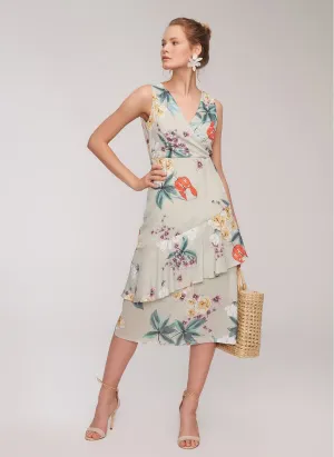 12874 Multi Colour Floral Dress