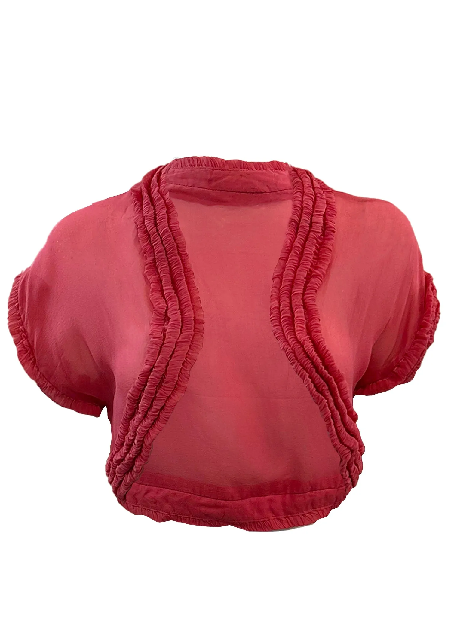 30s Bubblegum Pink Chiffon Gown