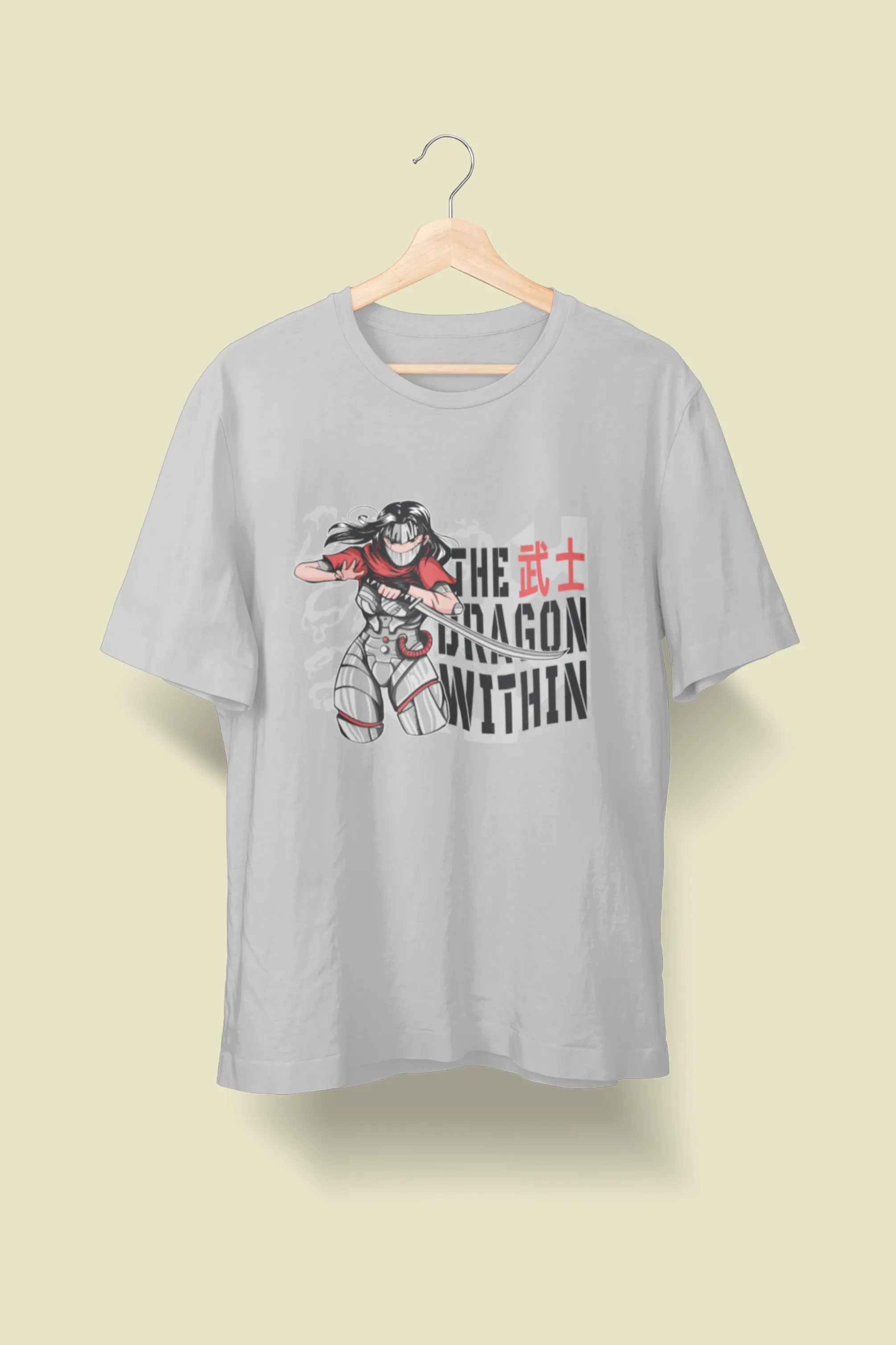 Anime The Dragon Printed Oversized T-shirt for women