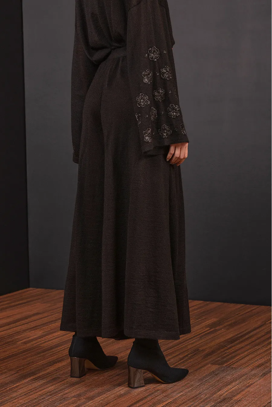 Bergen Pants Baby Alpaca Black Color Black
