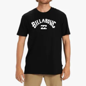 Billabong Mens Arch Wave Short Sleeve Tee Black