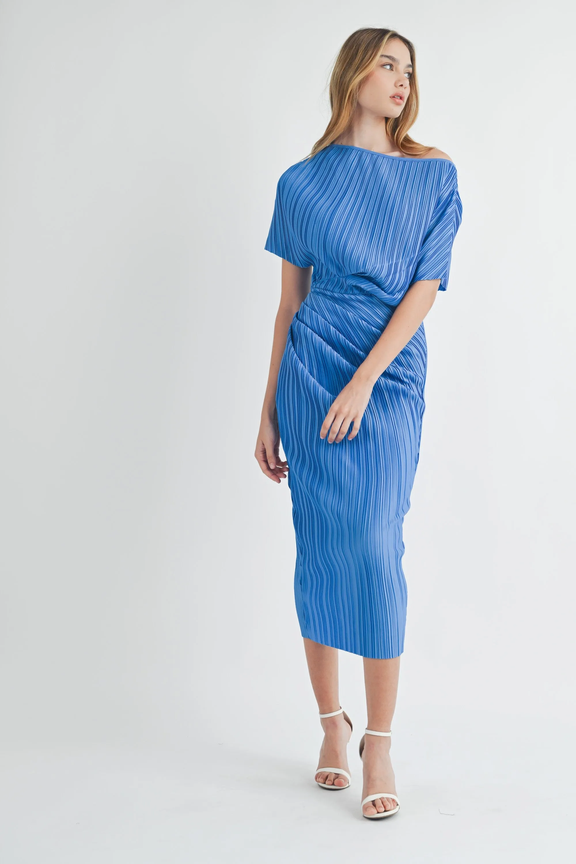 Blue Bonni Midi Dress