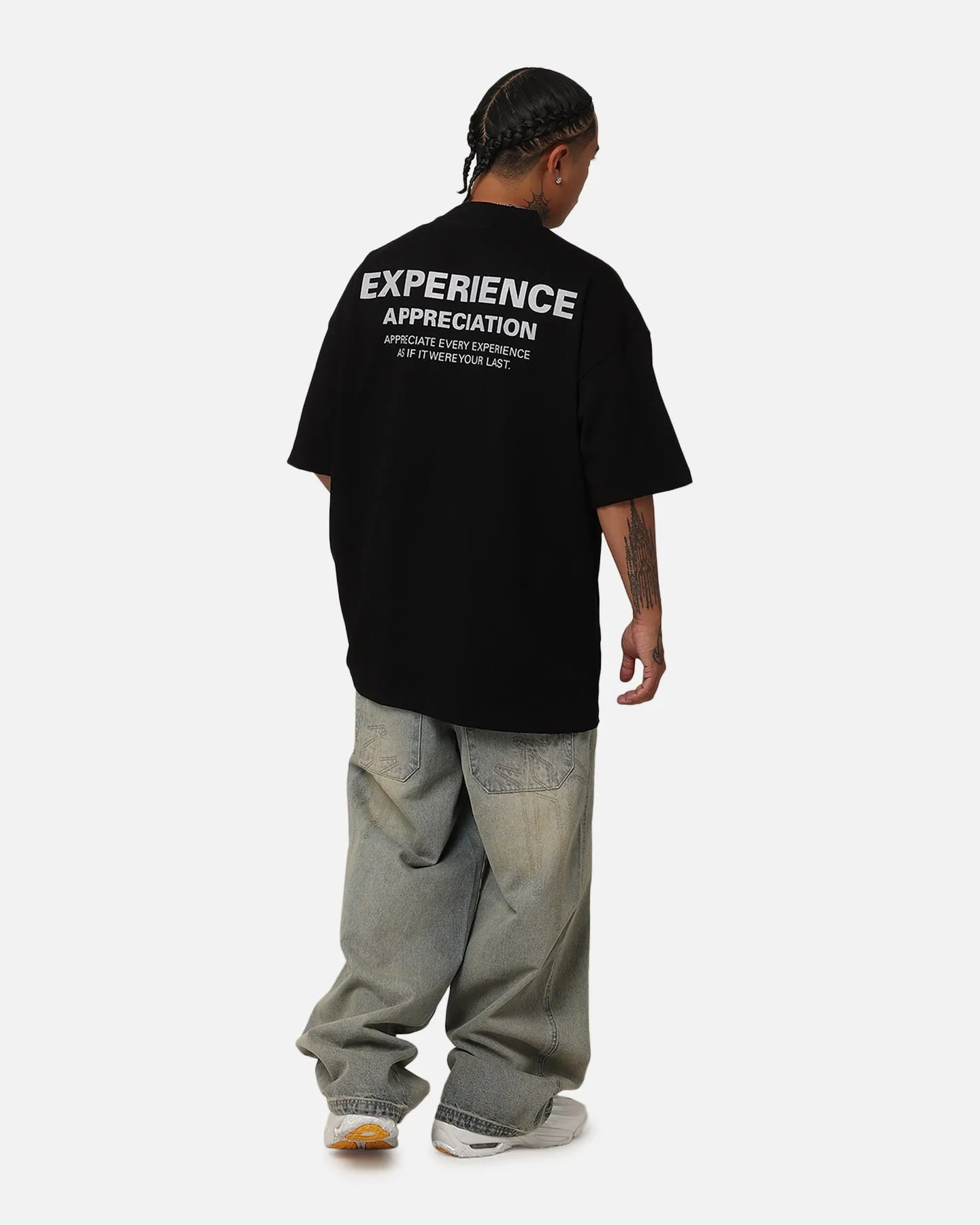 Carre Experienced Mock Oversized T-Shirt Black