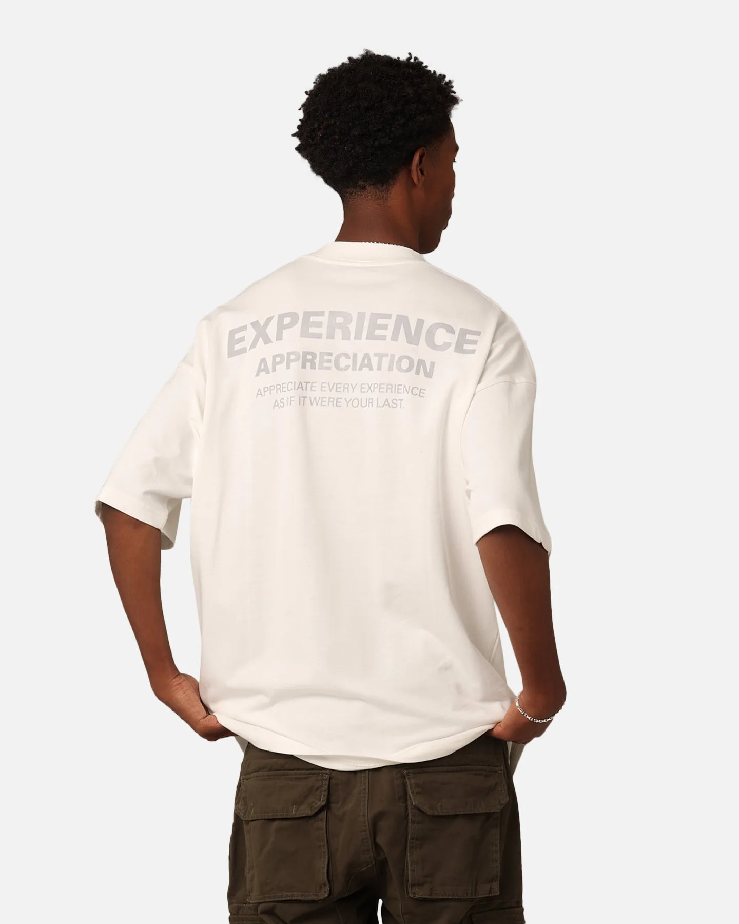 Carre Experienced Mock Oversized T-Shirt Off White