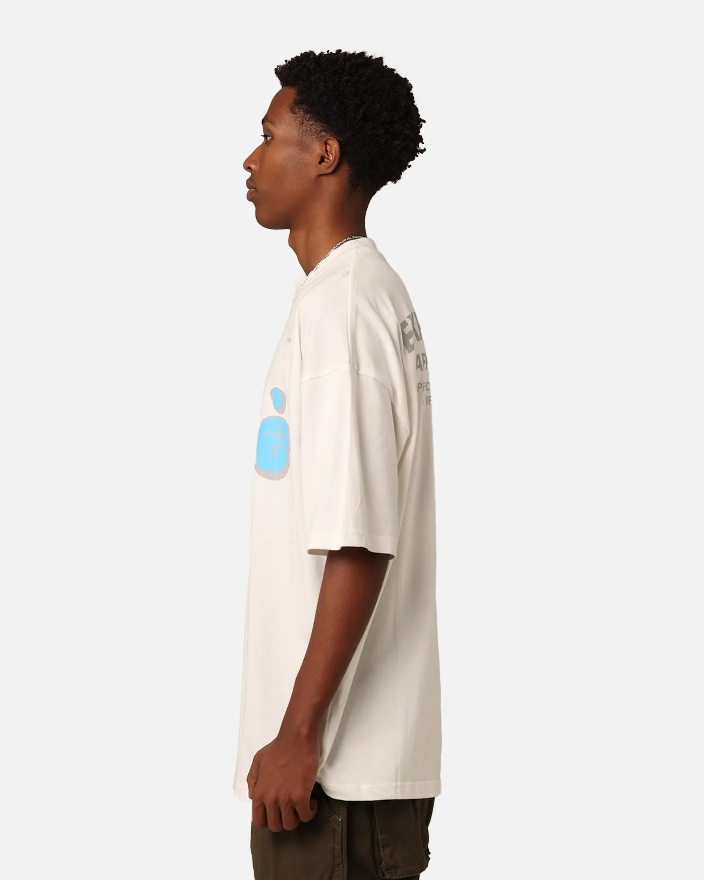 Carre Experienced Mock Oversized T-Shirt Off White