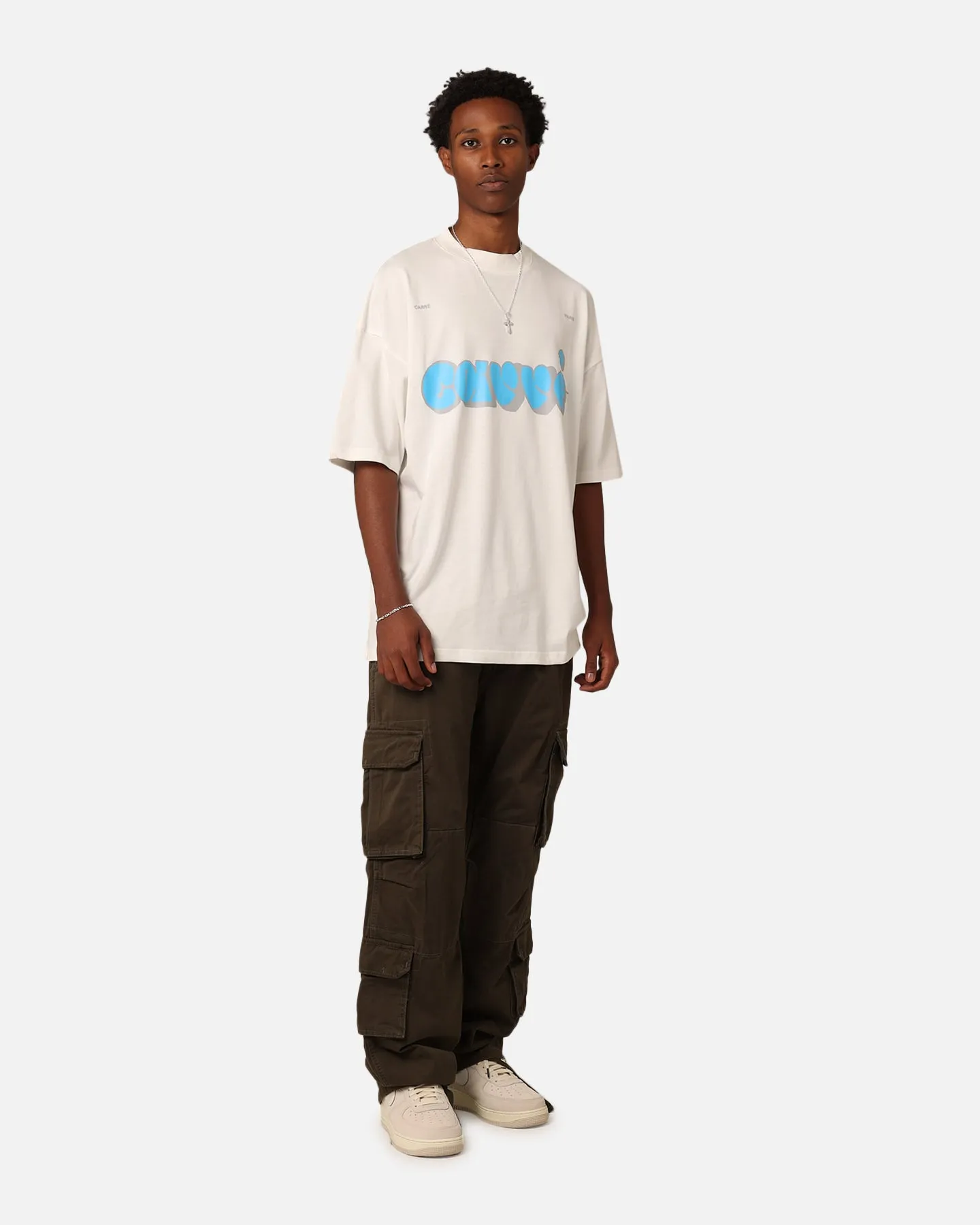 Carre Experienced Mock Oversized T-Shirt Off White