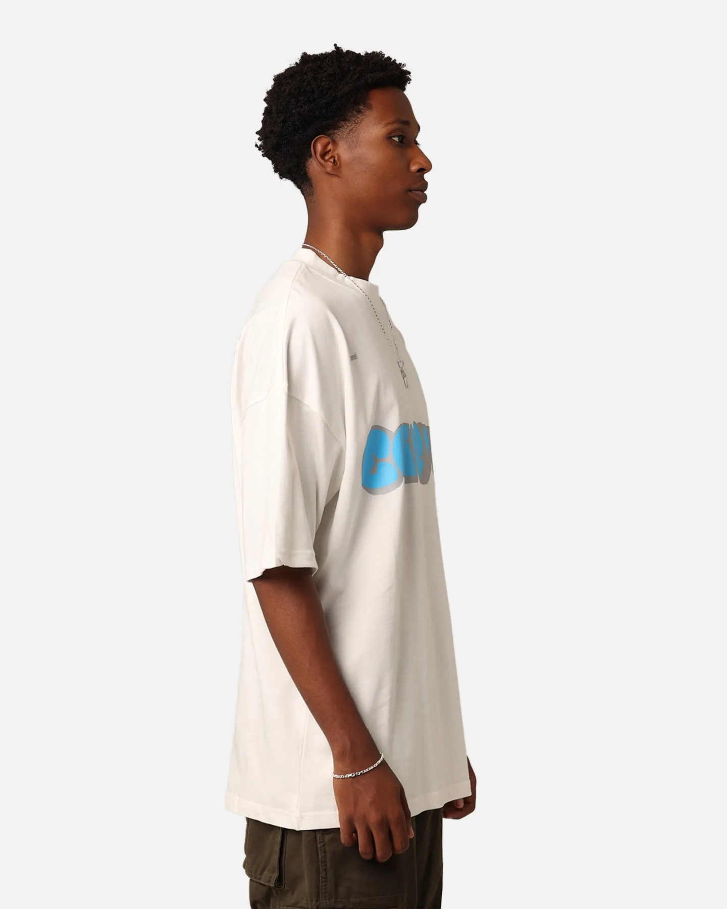 Carre Experienced Mock Oversized T-Shirt Off White