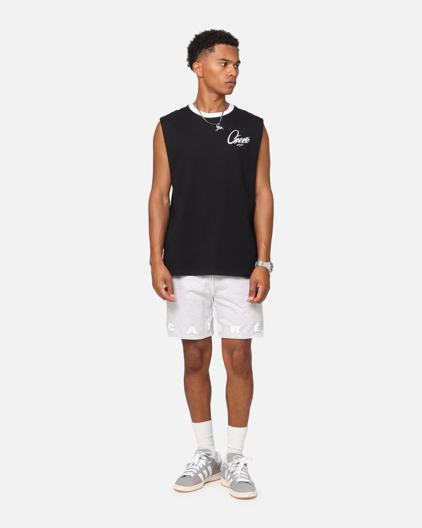 Carre Graffiti Muscle T-Shirt Black