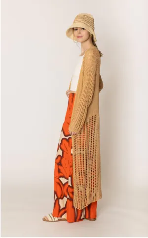 Crochet Long Cardigan