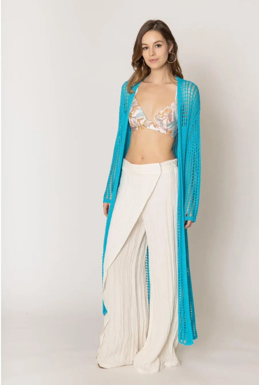 Crochet Long Cardigan