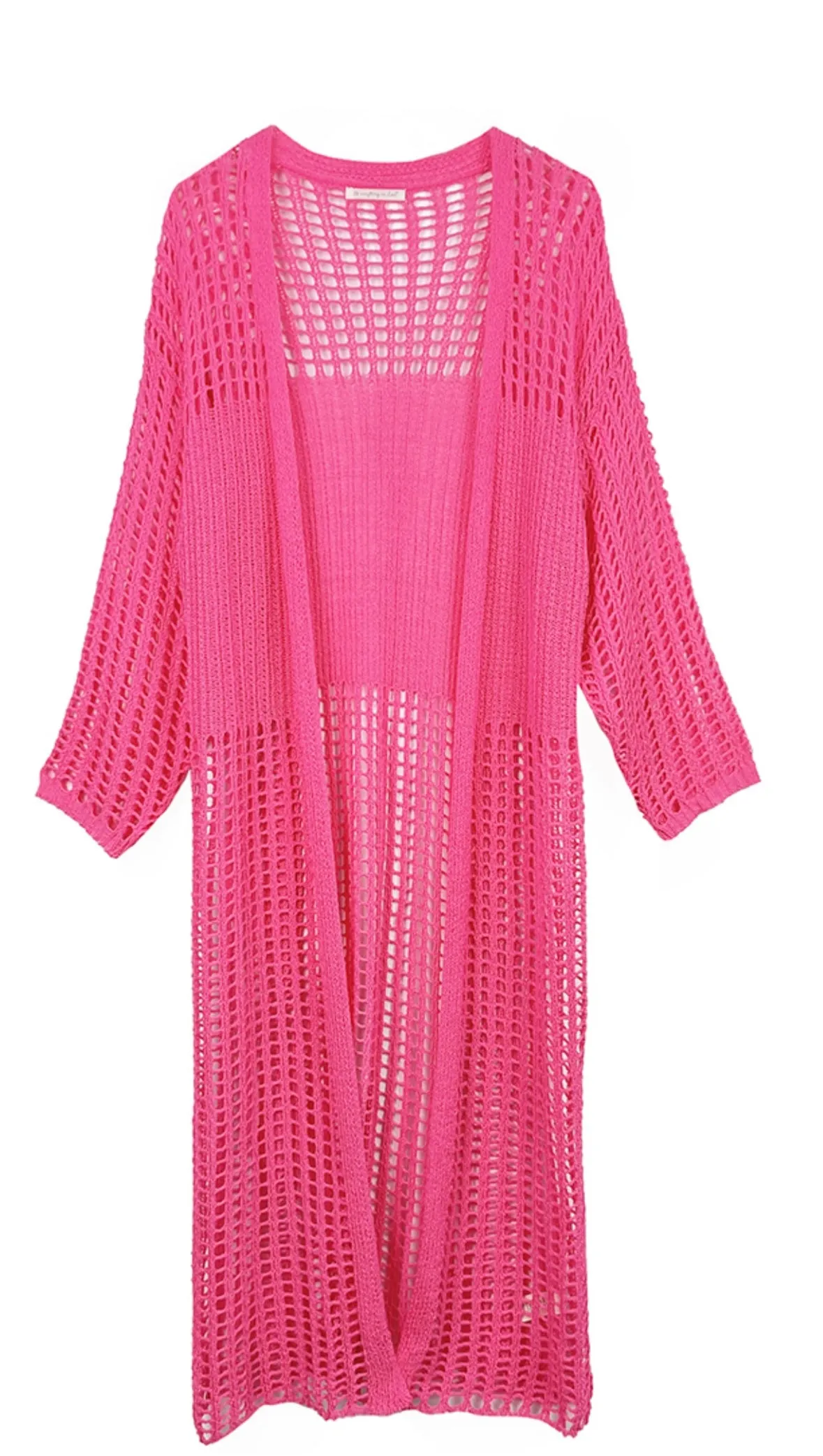 Crochet Long Cardigan