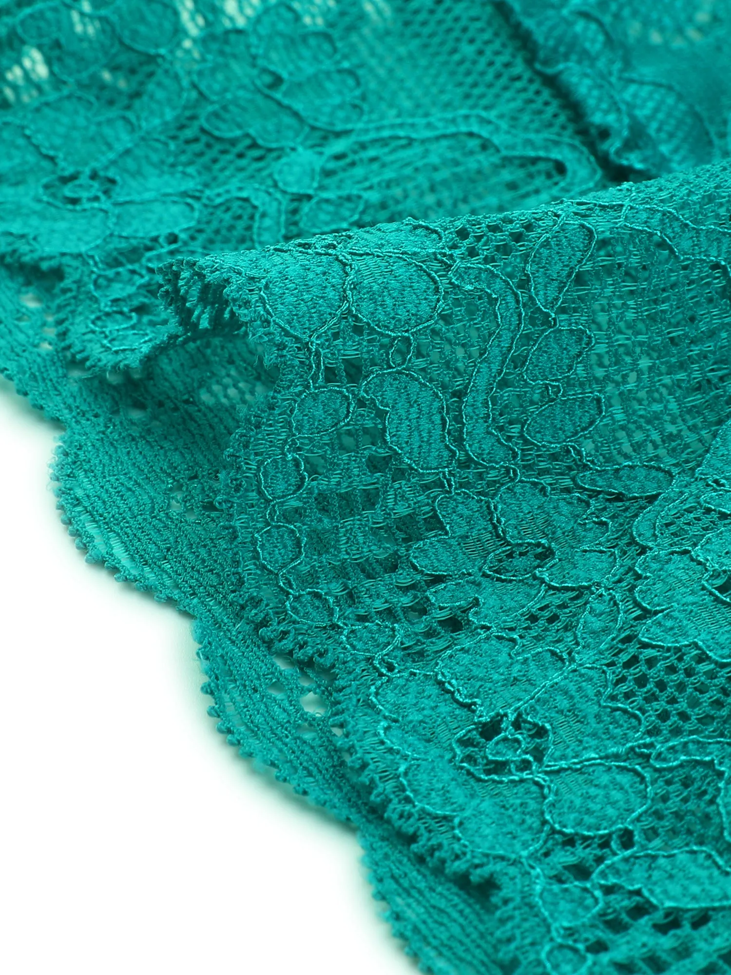 Elegant Sheer Floral Lace Crop Cardigan Bolero Shrug