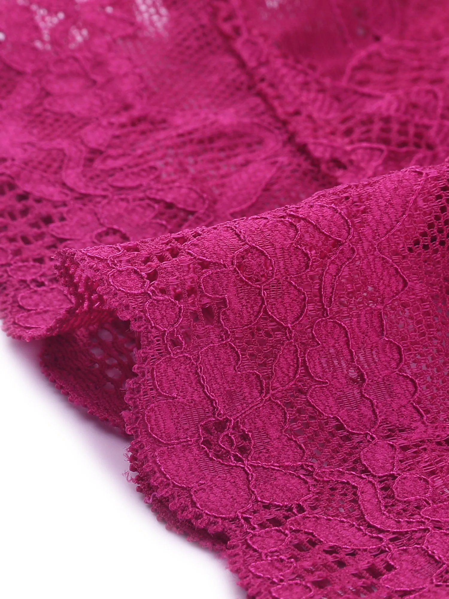 Elegant Sheer Floral Lace Cropped Bolero Shrugs