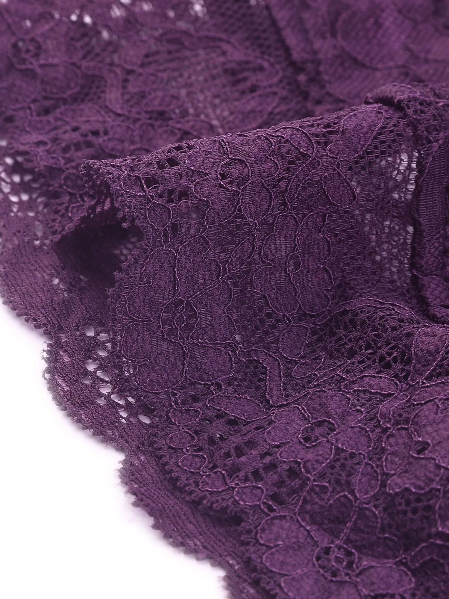 Elegant Sheer Floral Lace Cropped Bolero Shrugs