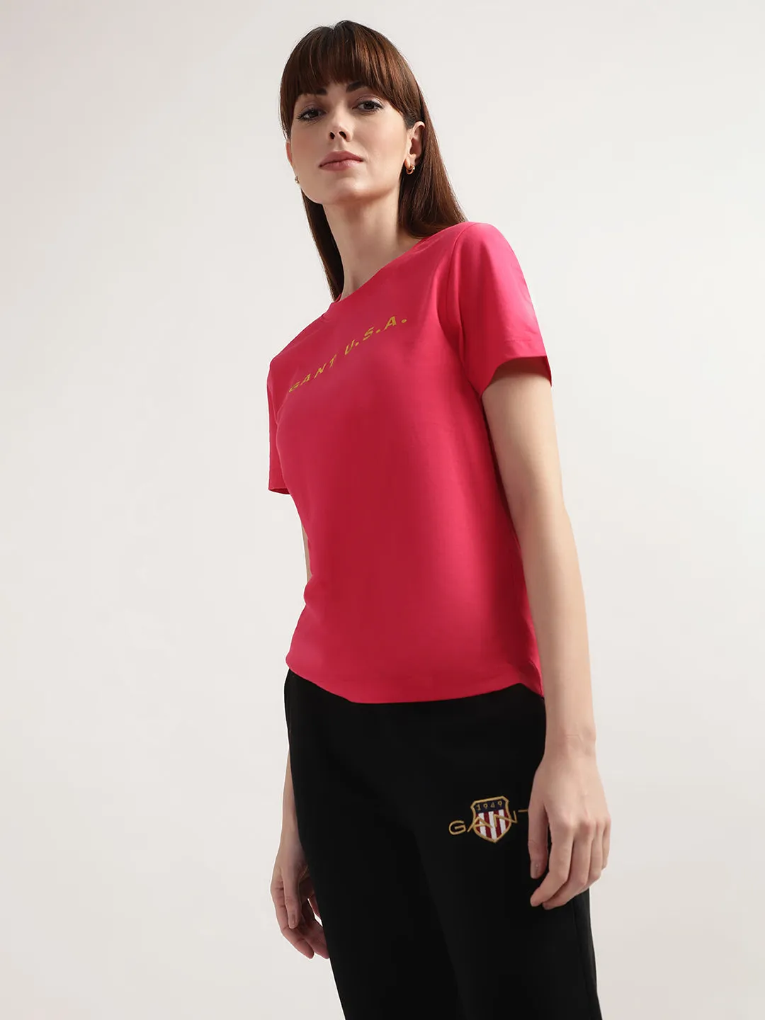 Gant Raspberry Red Regular Fit T-Shirt