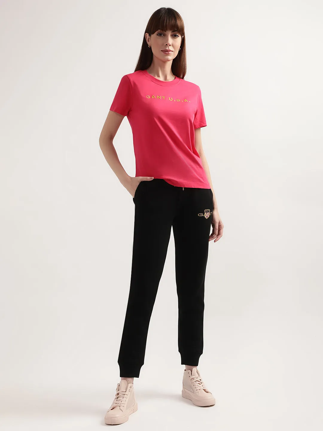 Gant Raspberry Red Regular Fit T-Shirt