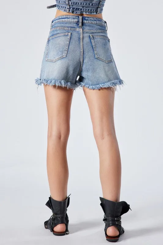 Georgia High Waisted Destroyed Cut Off *limited*