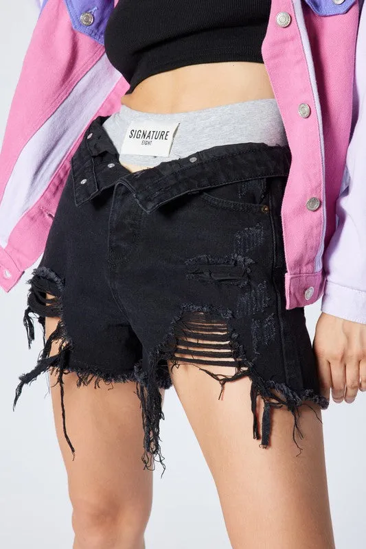 Georgia High Waisted Destroyed Cut Off *limited*