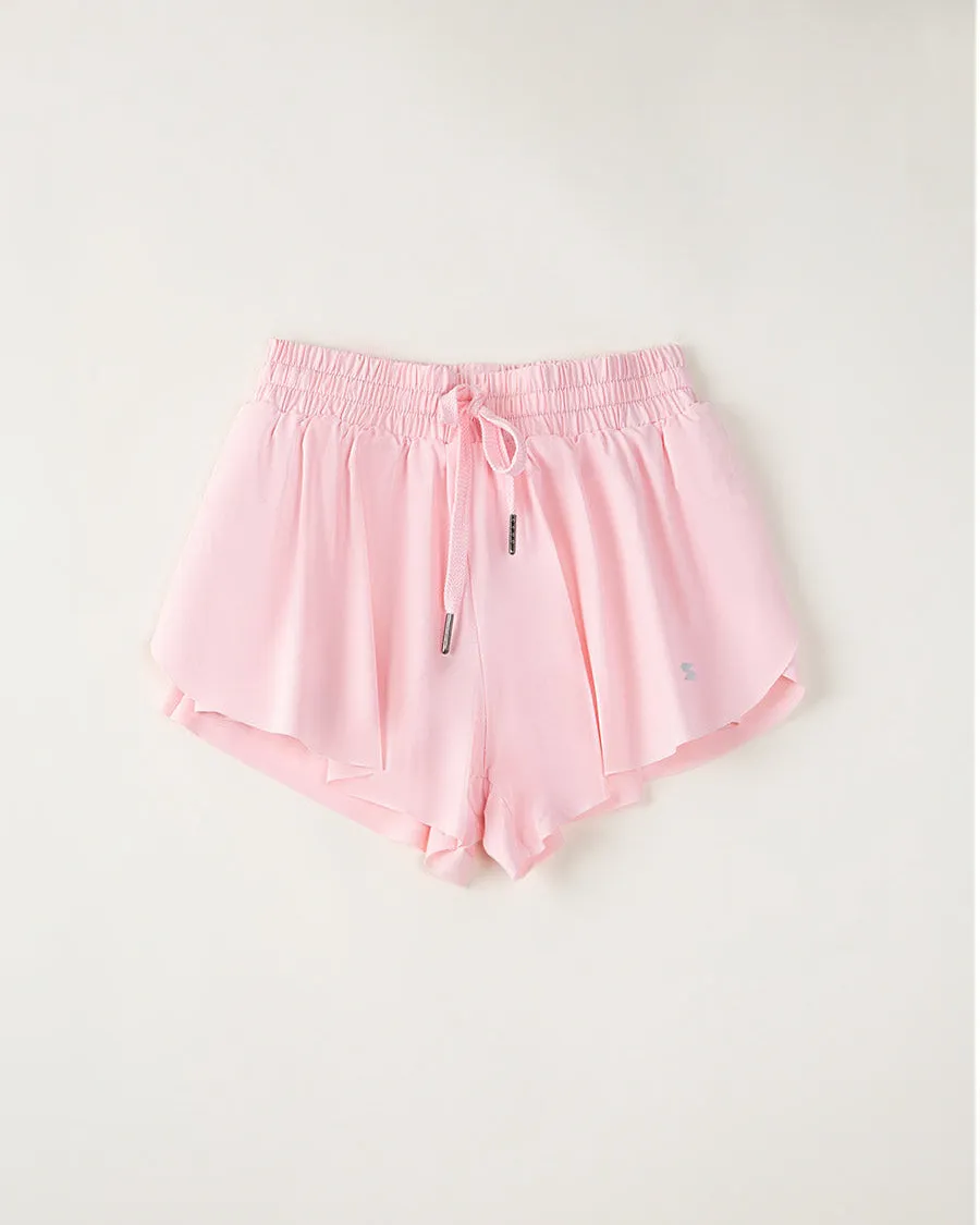 Girls Flowy Shorts - High Waist
