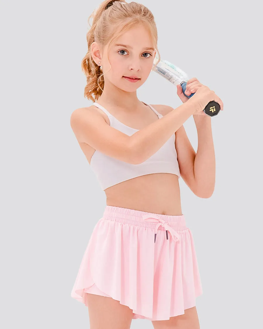 Girls Flowy Shorts - High Waist