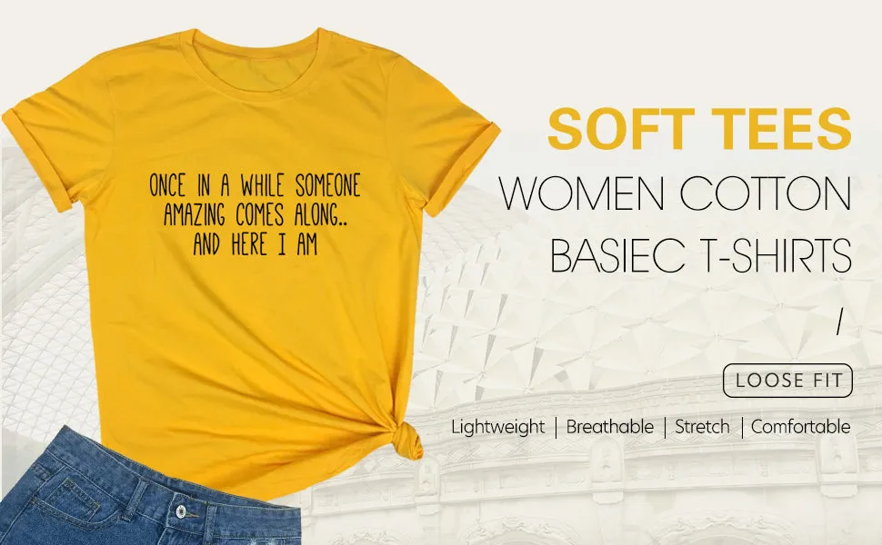 Graphic Tee - #9001049Y - Someone Amazing - Yellow (Golden)