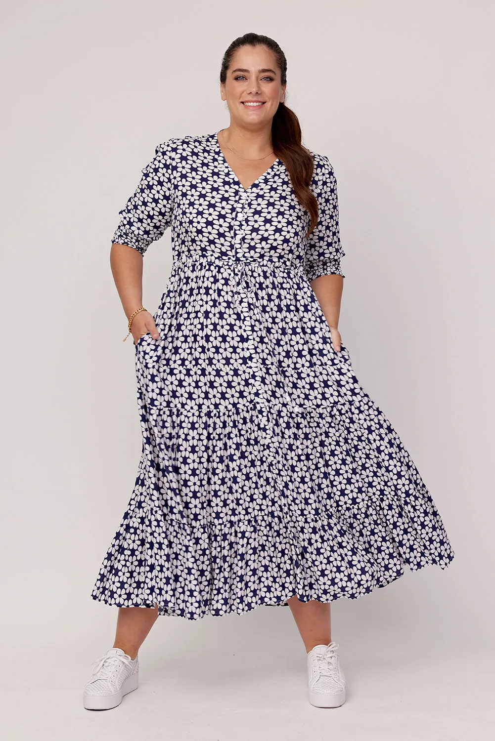 Lemon Tree Jayda Dress - Navy