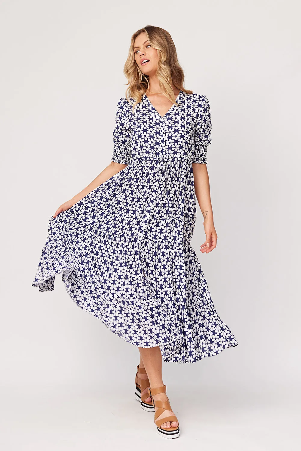 Lemon Tree Jayda Dress - Navy