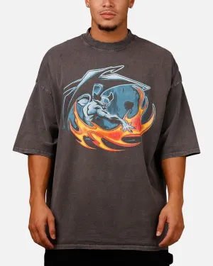 Loiter Disney Chernabog Vintage T-Shirt Washed Charcoal