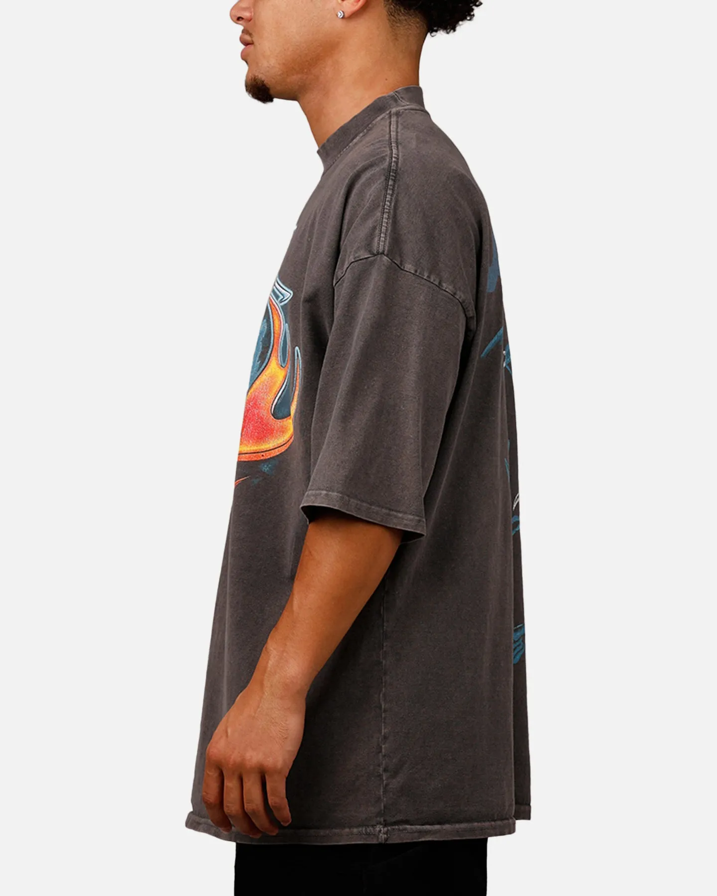 Loiter Disney Chernabog Vintage T-Shirt Washed Charcoal