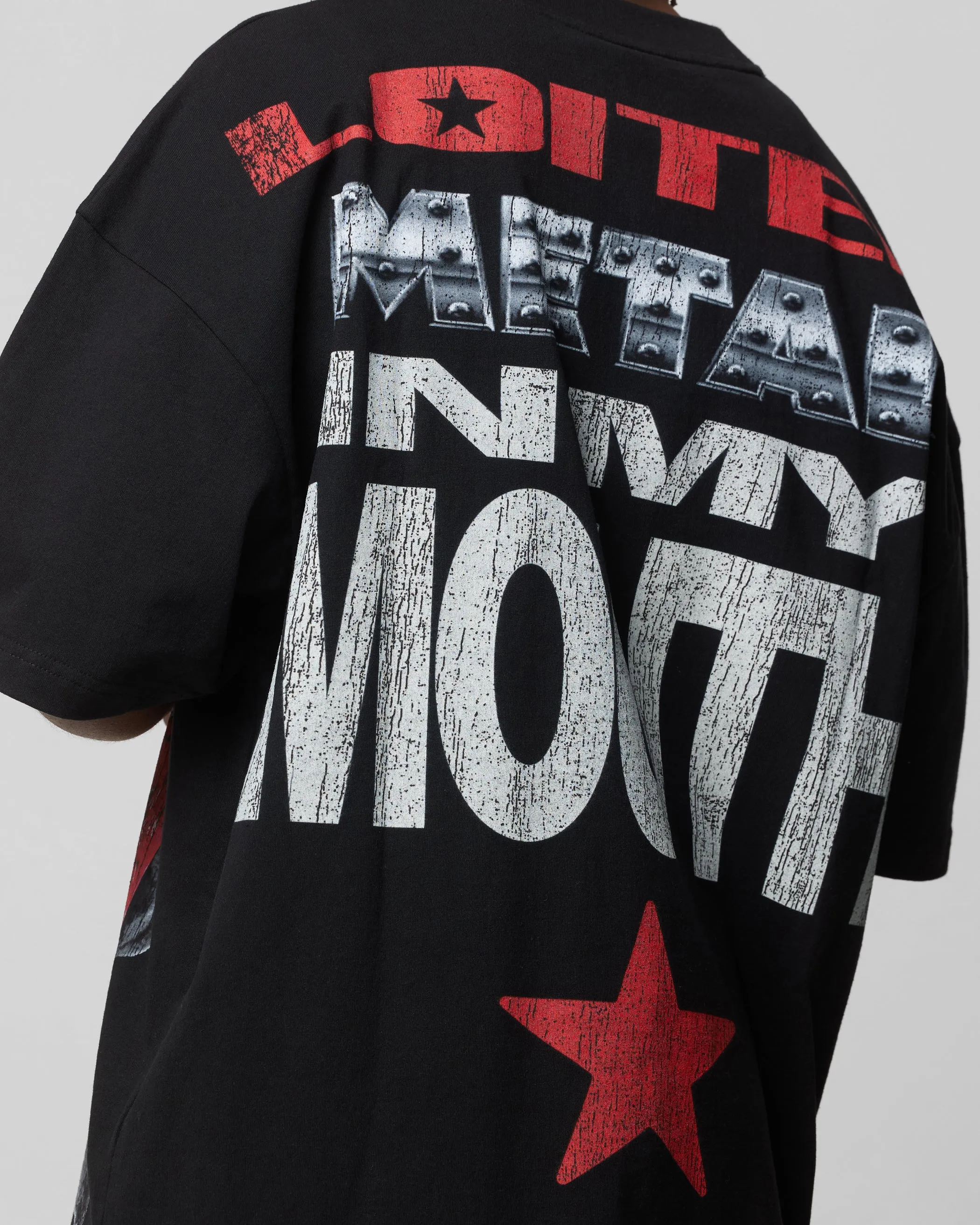 Loiter Metal Mouth T-Shirt Vintage Black