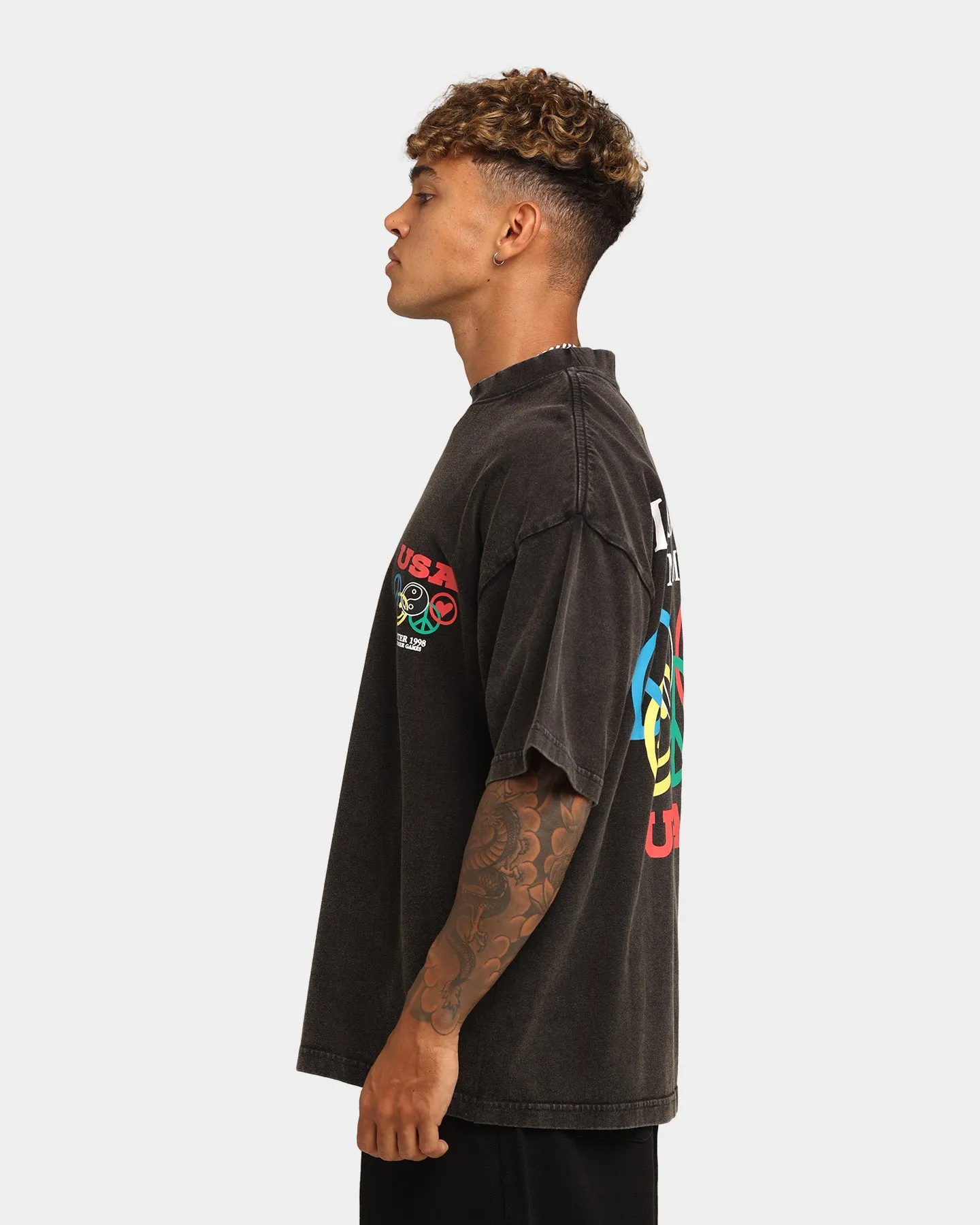 Loiter Tribute T-Shirt Vintage Black