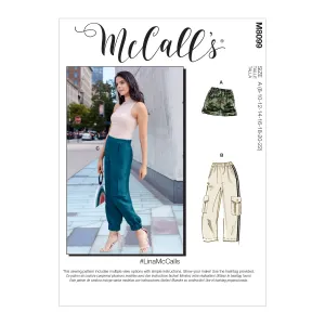 M8099 #LinaMcCalls - Misses' Shorts & Pants (size: S-M-L-XL)