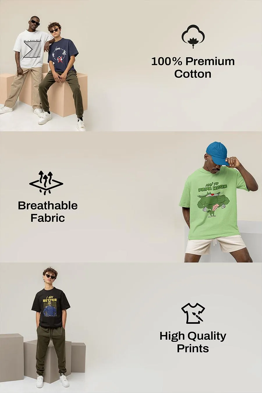 Manmaker's Panda Oversized T-shirt
