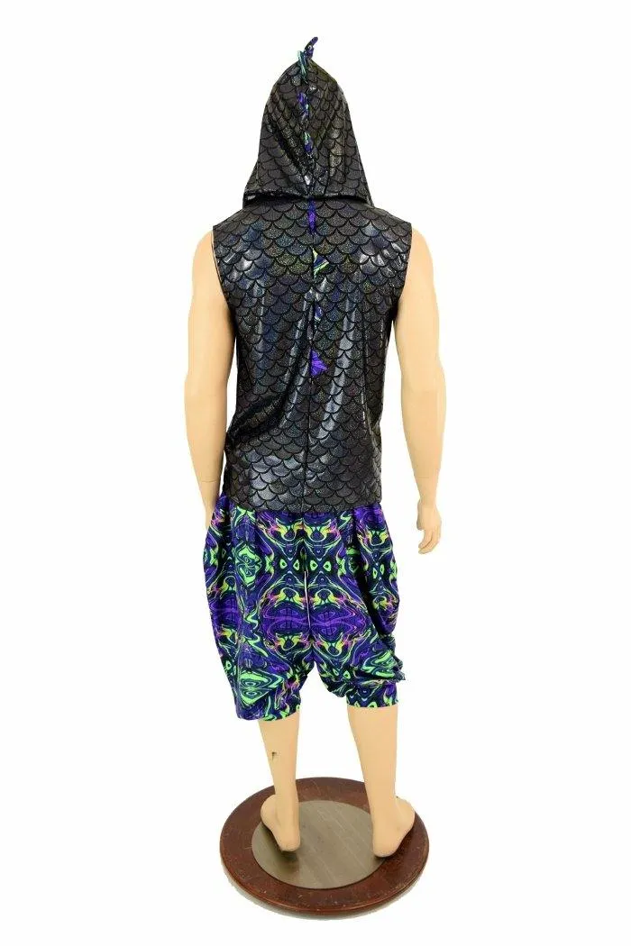 Mens Black & Neon Melt Dragon Set