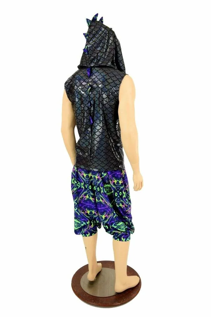 Mens Black & Neon Melt Dragon Set