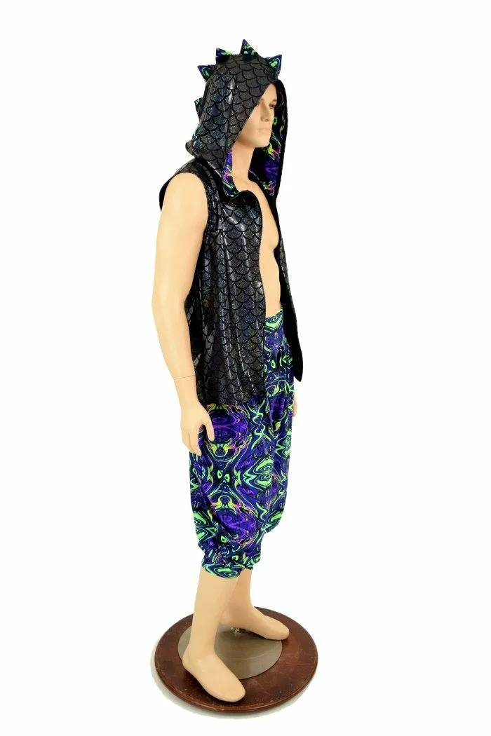 Mens Black & Neon Melt Dragon Set