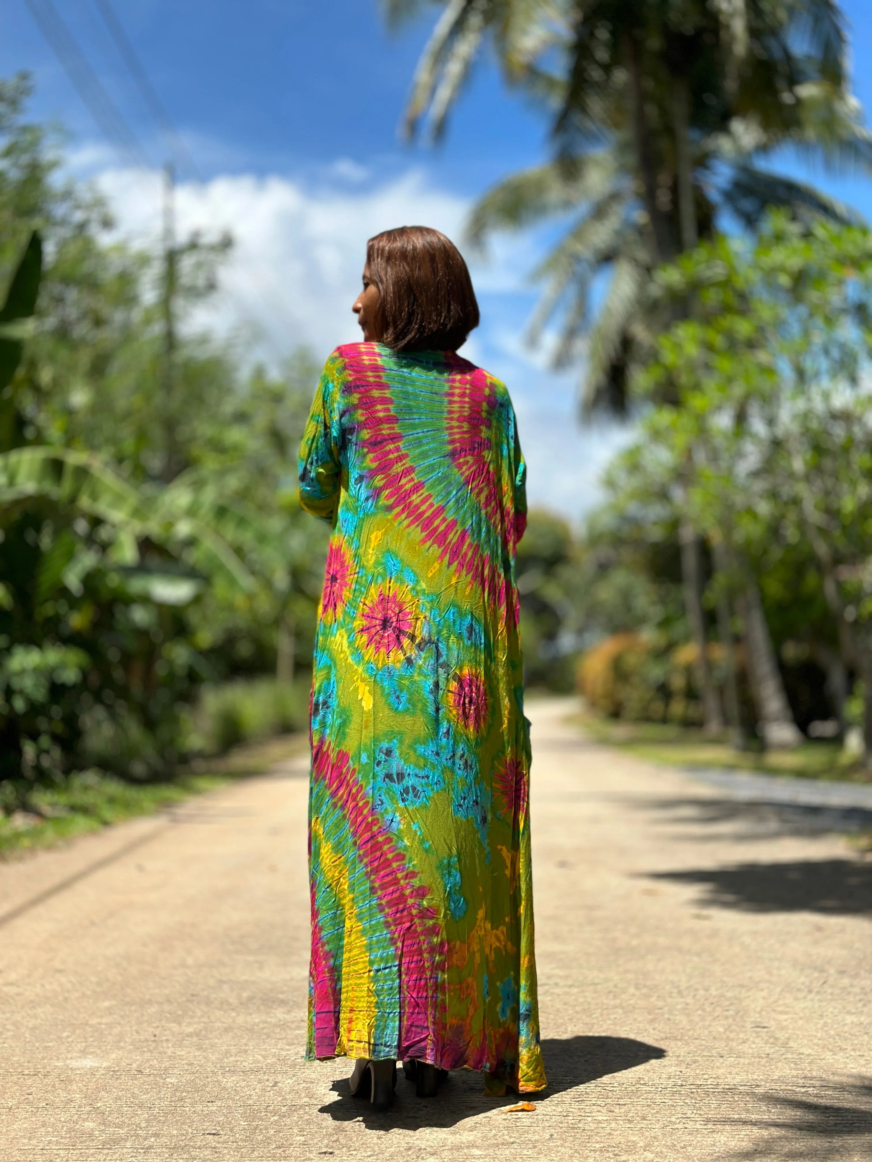 Mudmee Tie Dye Robe