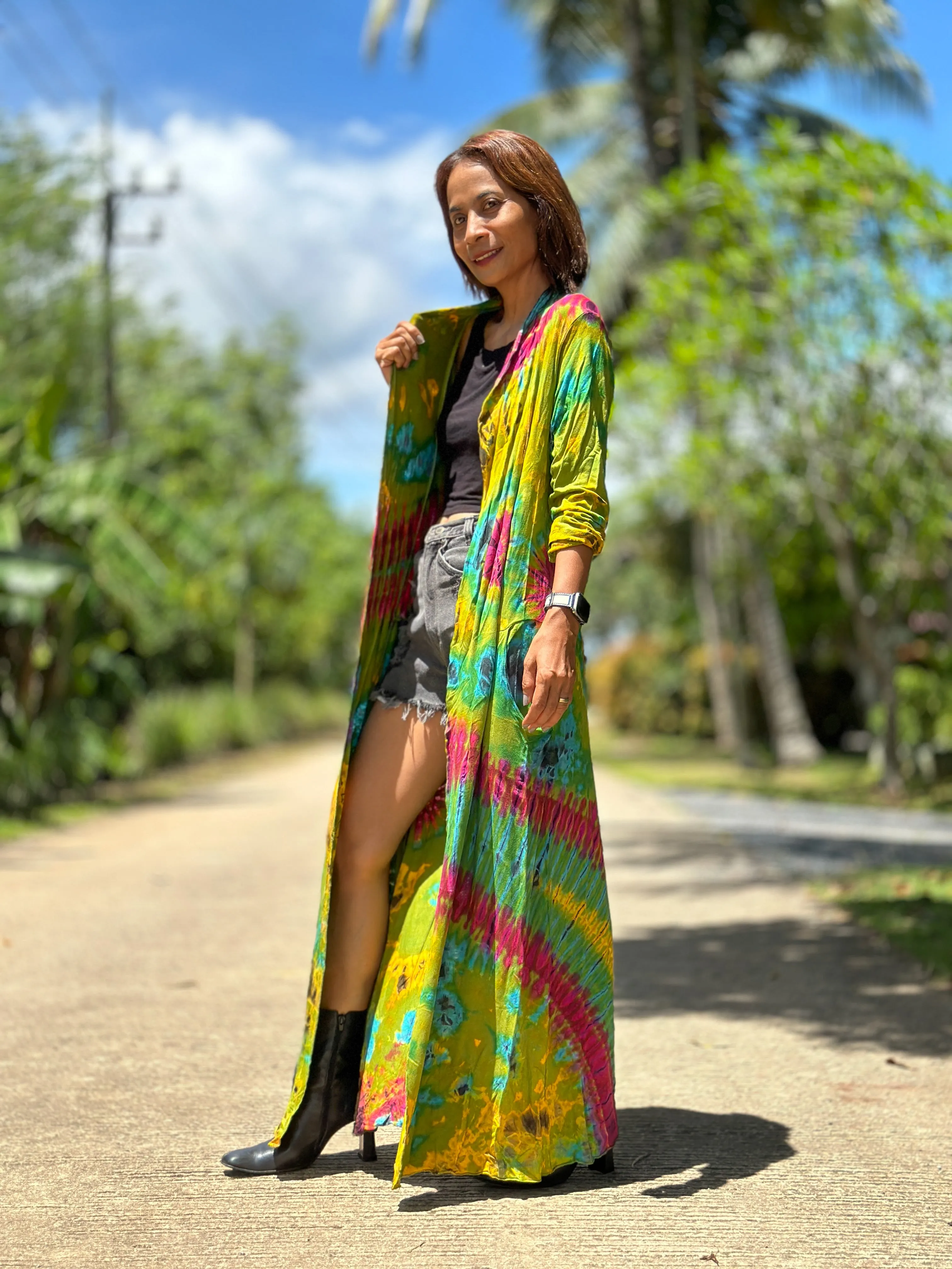 Mudmee Tie Dye Robe