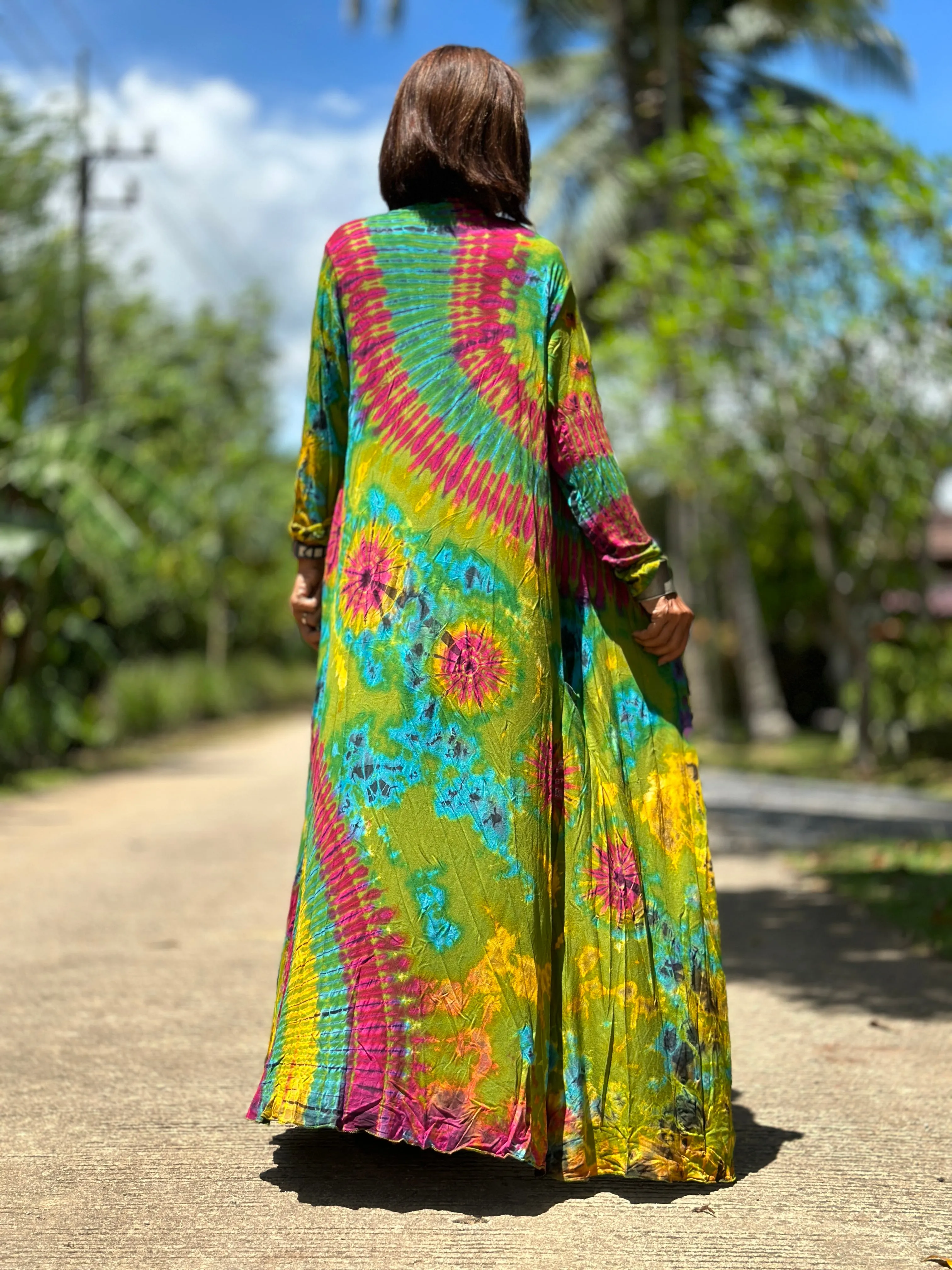 Mudmee Tie Dye Robe