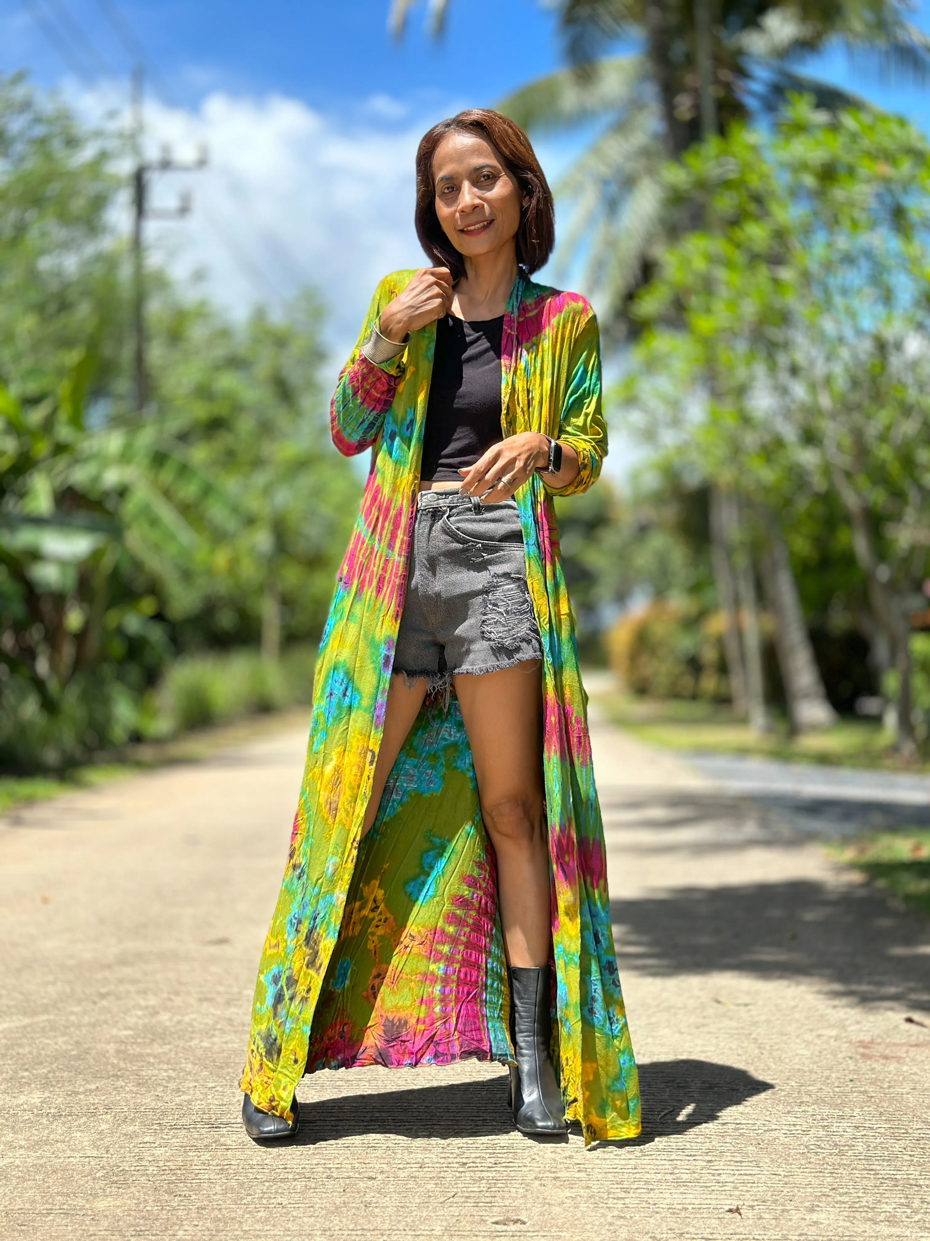 Mudmee Tie Dye Robe