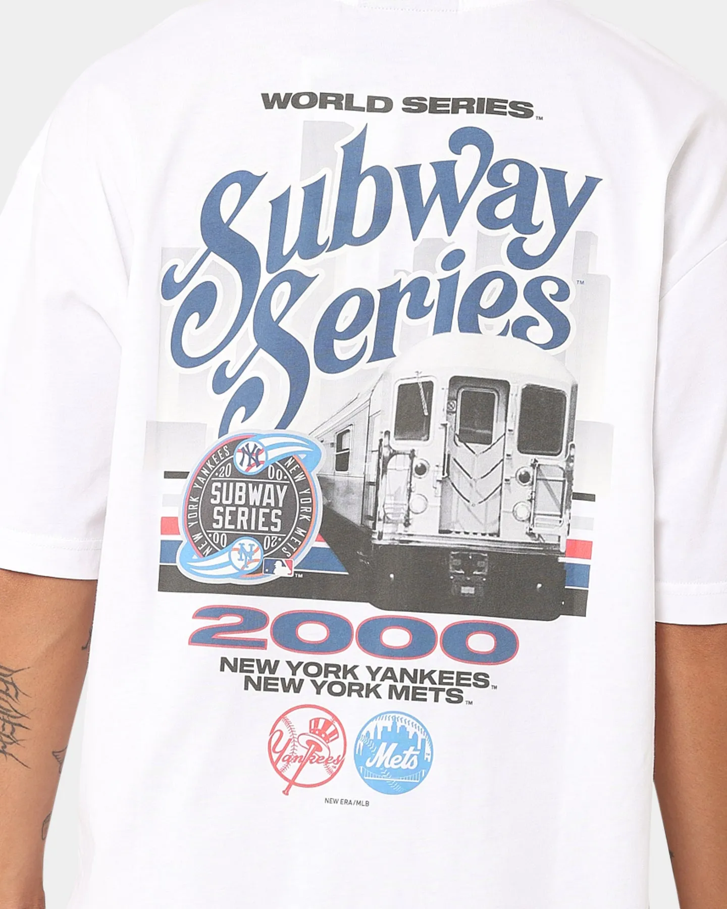 New Era New York Yankees Oversized T-Shirt White