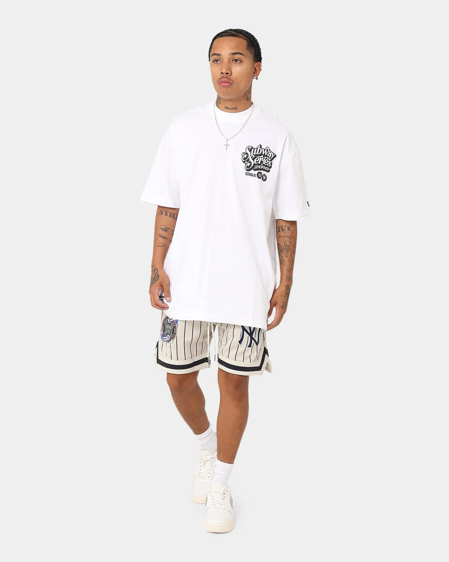 New Era New York Yankees Oversized T-Shirt White