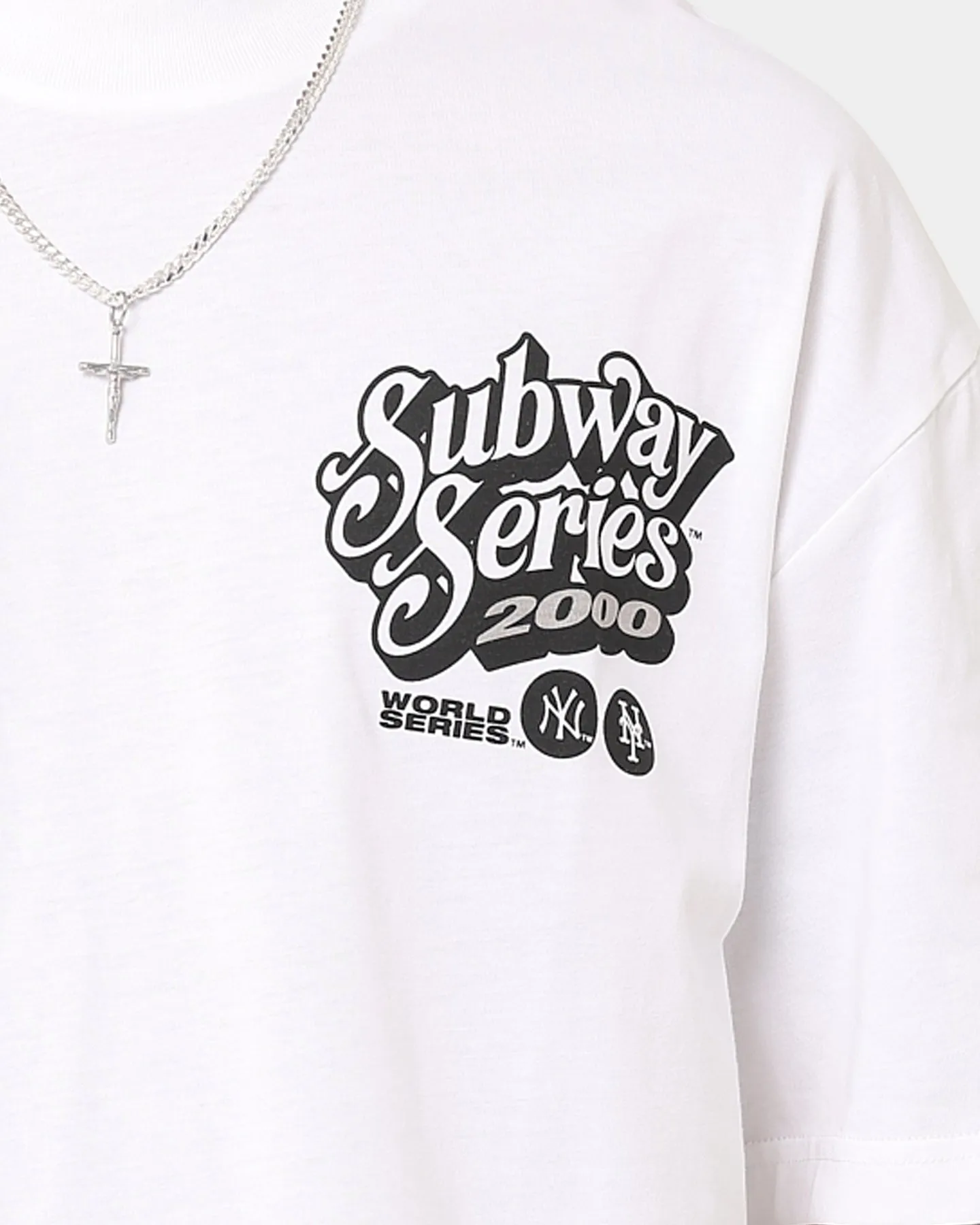 New Era New York Yankees Oversized T-Shirt White