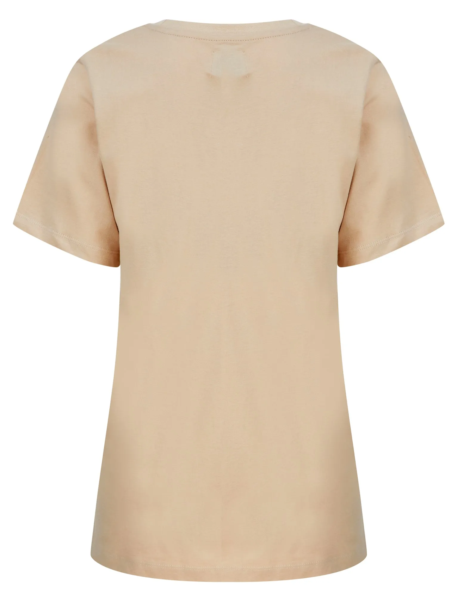Original Motif Cotton Jersey T-Shirt in Moonlight Stone - Tokyo Laundry