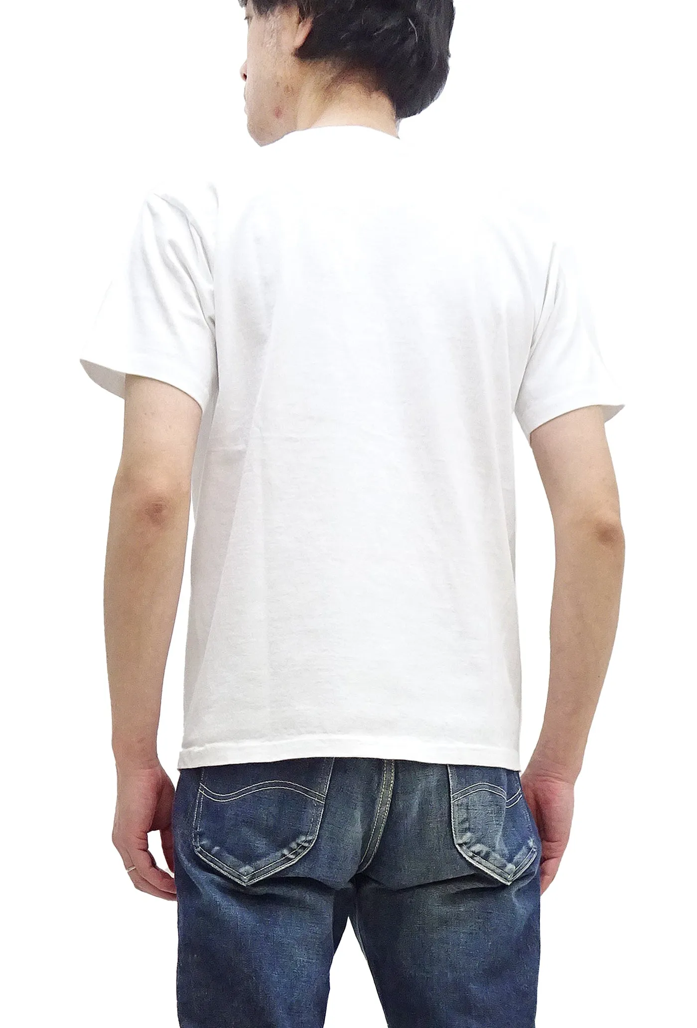 Pherrows T-Shirt Men's Short Sleeve Graphic Print Brand Logo Tee Pherrow's 24S-PT1 White