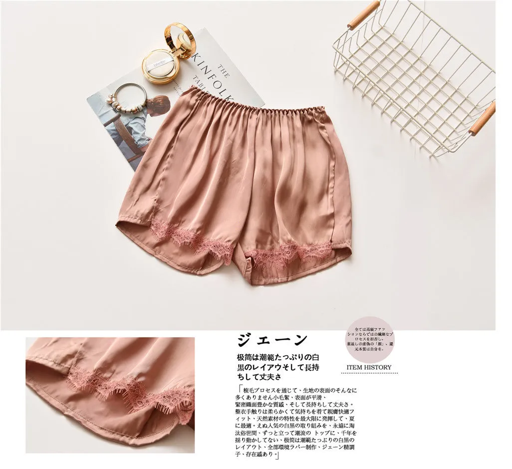 Replica Home Pants Anti-Exposed Outdoor Shorts Cozy Women Short Leggings Sleepwear