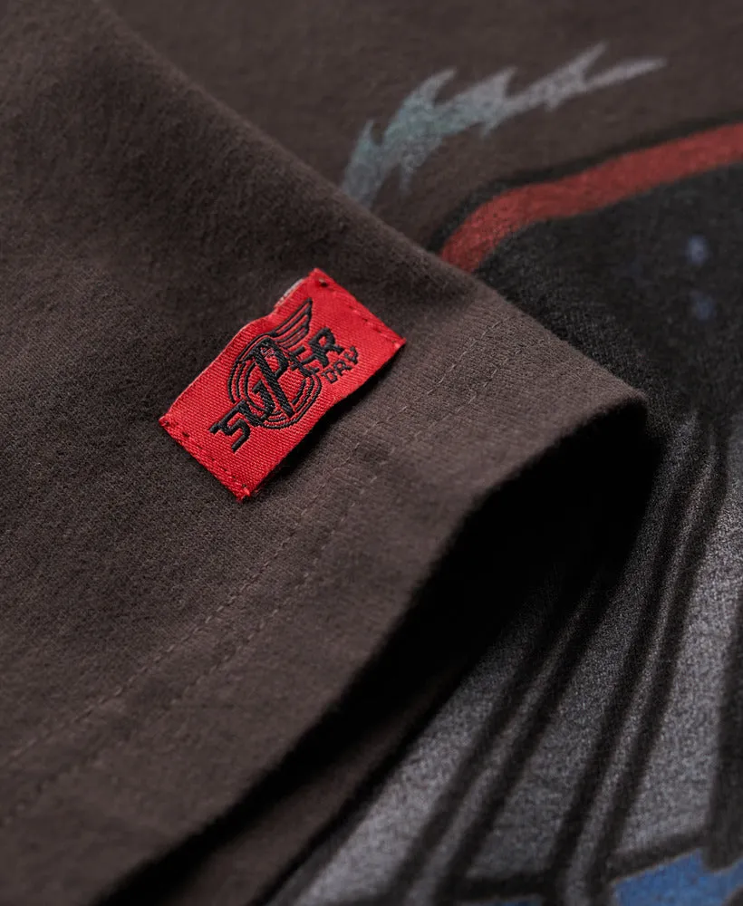 Rock Graphic Band T-Shirt - Carbon Grey