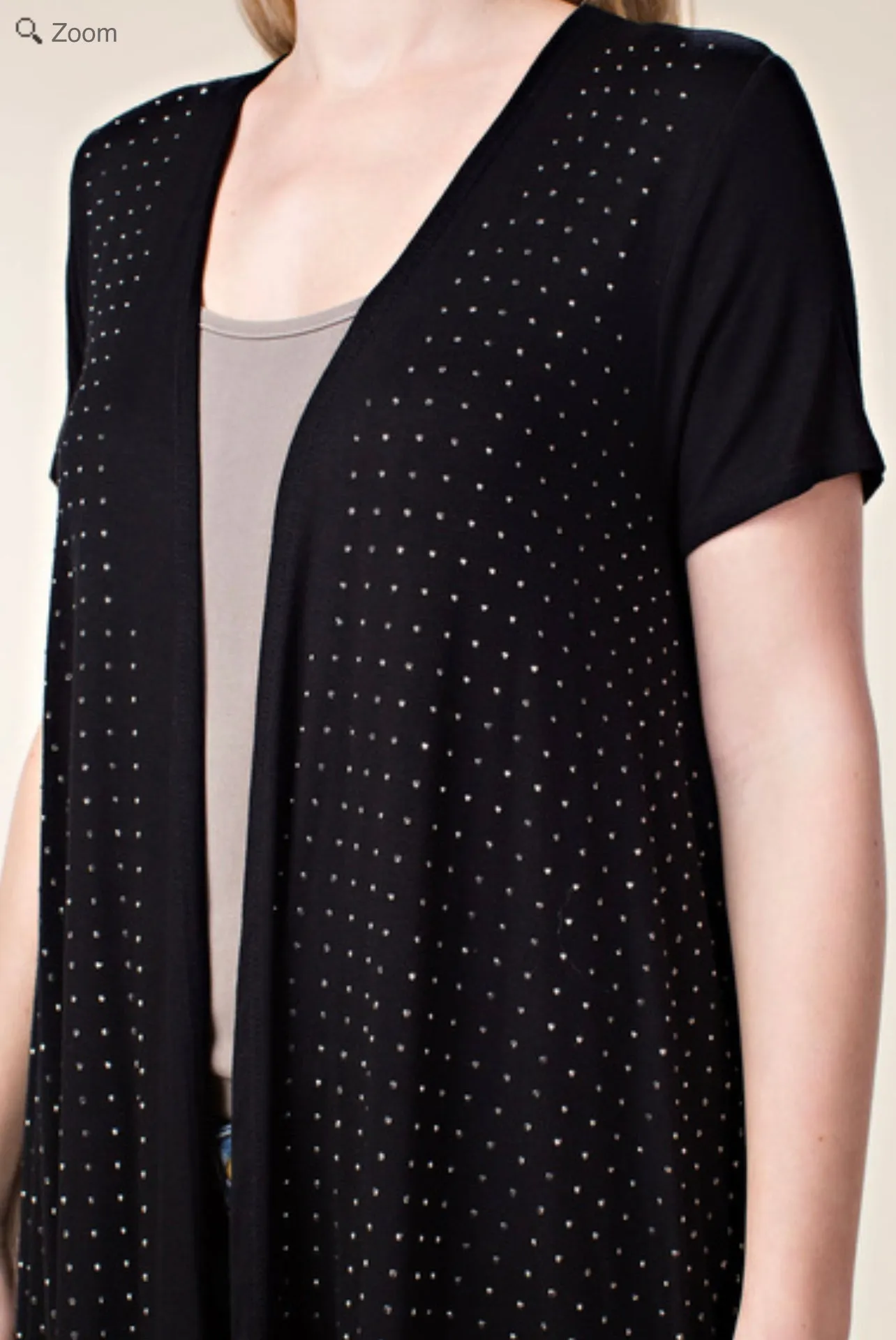 She Sparkles Studded Duster Jacket VOCAL 14732SC