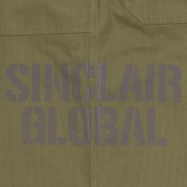 Sinclair Painted Fatigue Pants - Olive