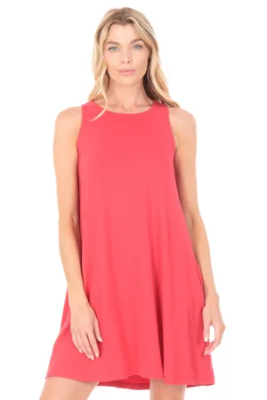 Sleeveless Trapeze Dress